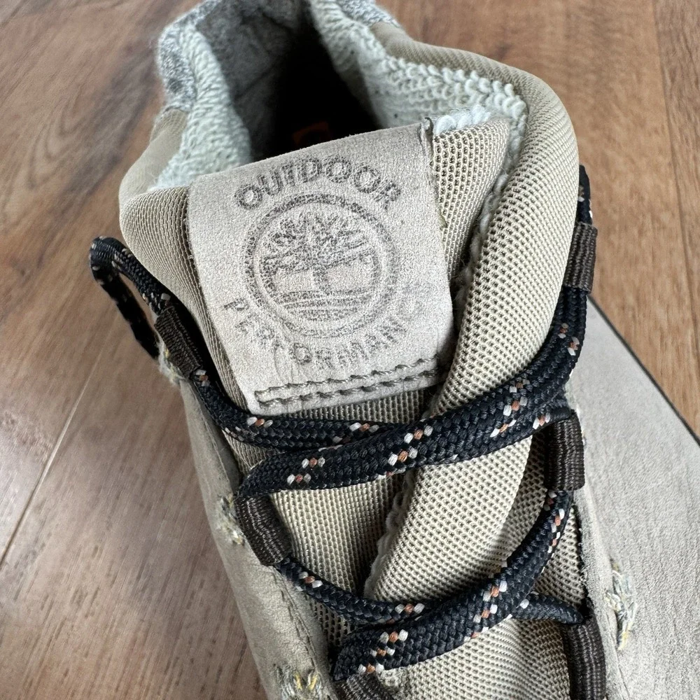 Timberland Smartwool Shoes Mens Size 12 Tan Leather Hiking Camping